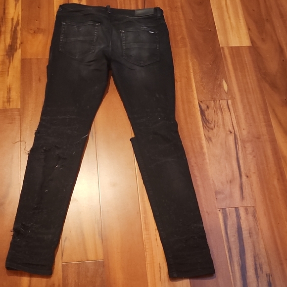 Black Amiri Distressed Jeans - Picture 3 of 4